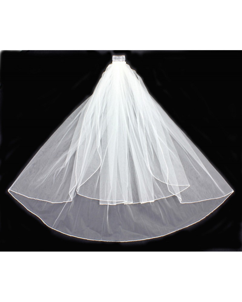 Veil - Plain Tulle - Double Layer - 36" - VL-8900-36